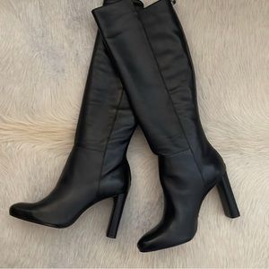 Schutz Etienne Leather Knee Boots - size 7.5 BRAND NEW